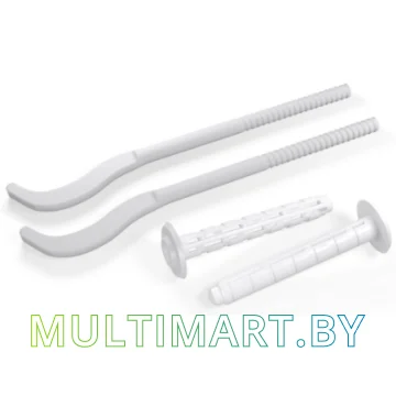 Комплект плоских кронштейнов с дюбелями Royal Thermo 7,2х170мм